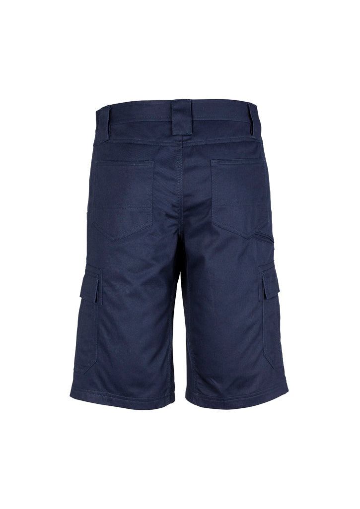 Syzmik Men's Midweight Drill Cargo Short - Navy