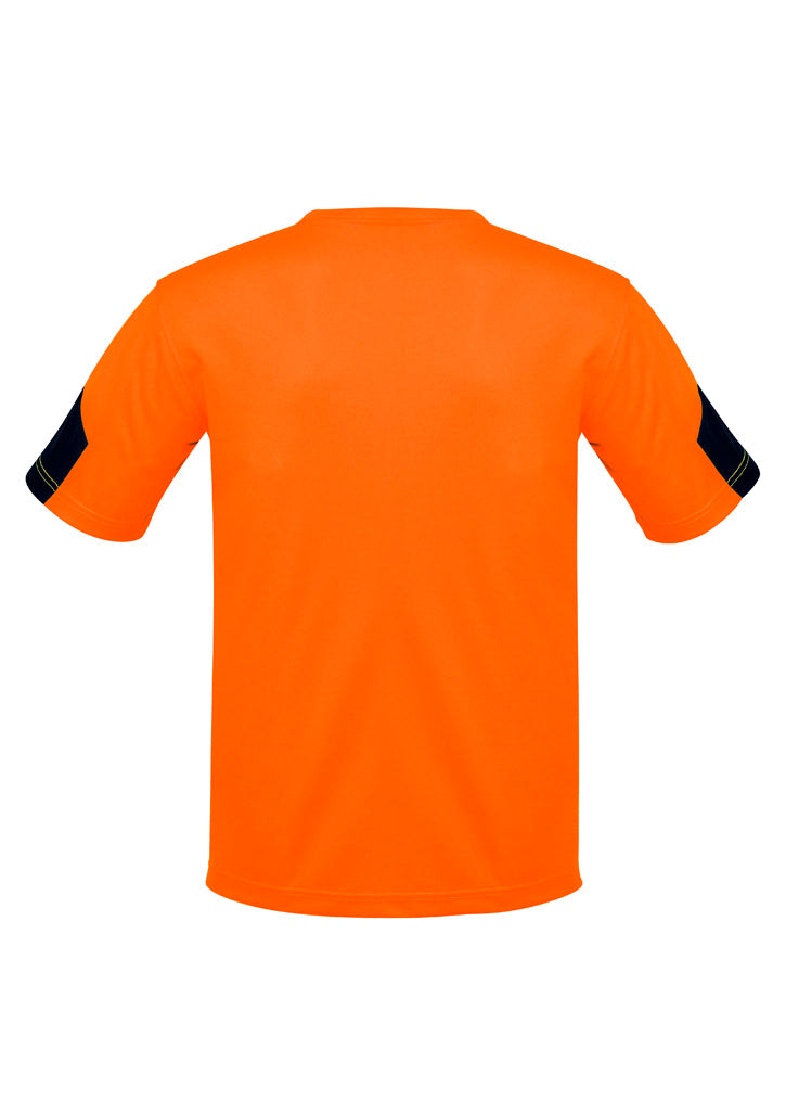 Syzmik Men's Hi Vis Squad Tee - Orange/Navy