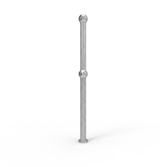 Ball Fence Through Post Below Ground