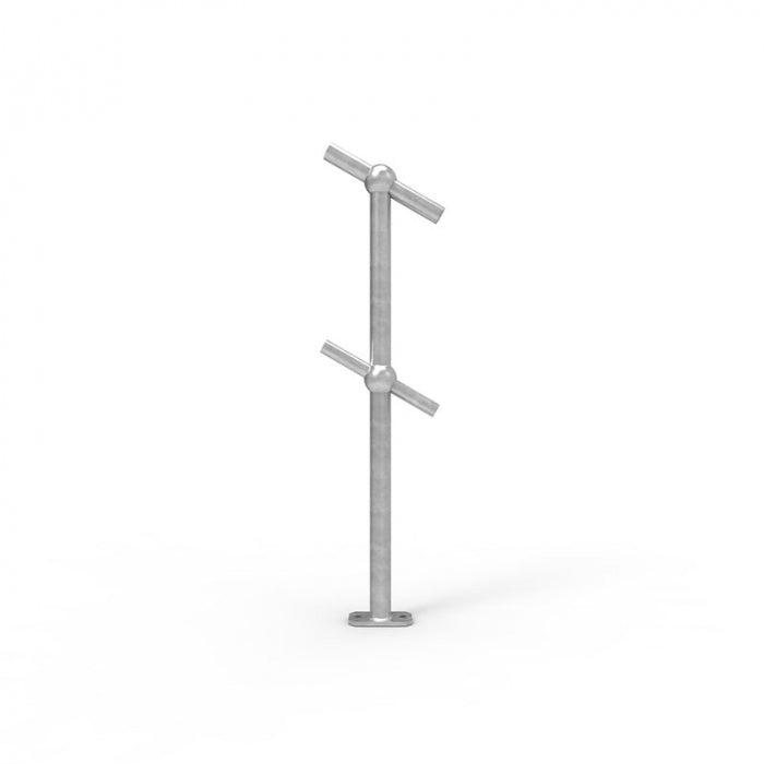Ball Fence Through Post 30 Degree - Surface Mounted