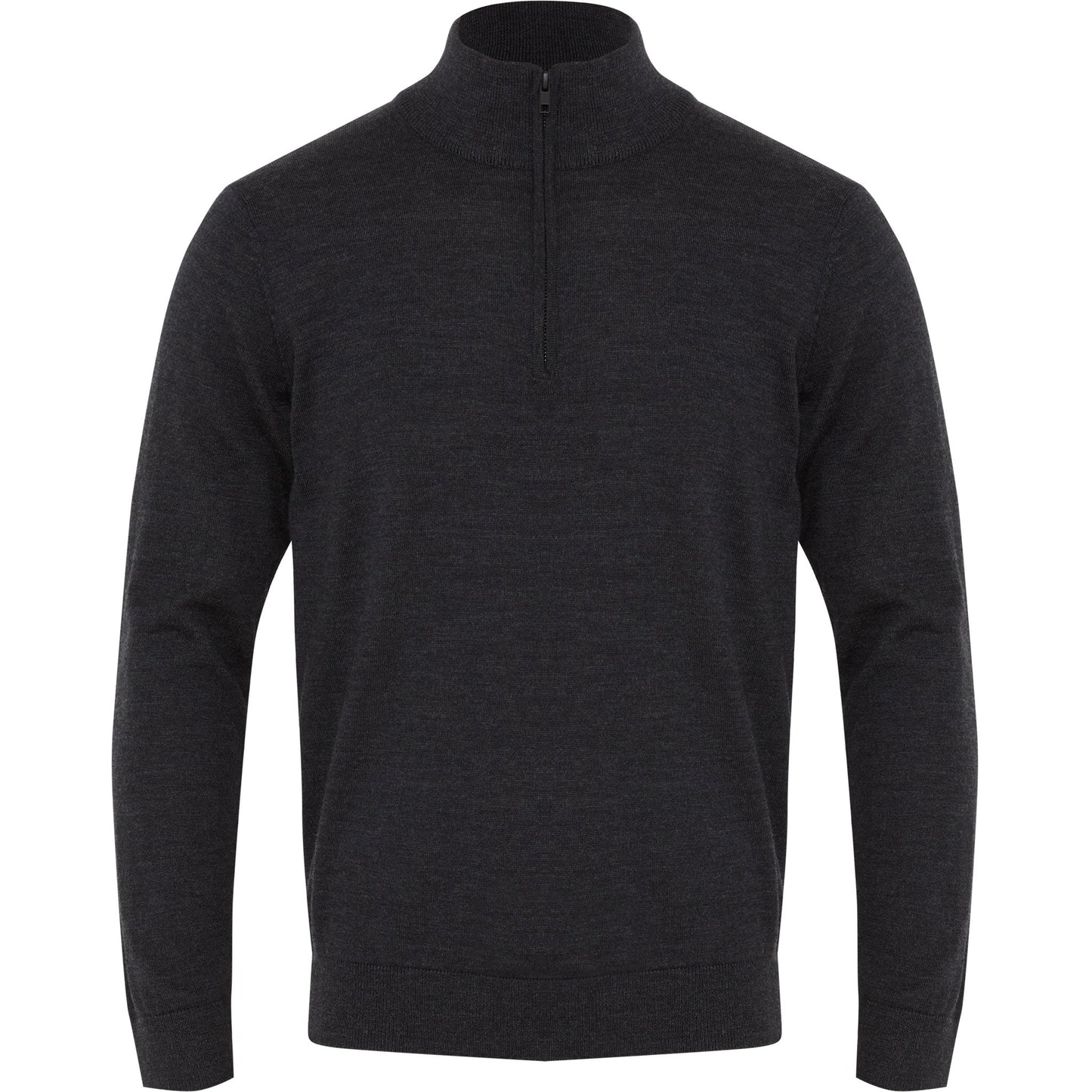 NNT CATE37 Trevira Wool Blend Long Sleeve Zip Neck Jumper