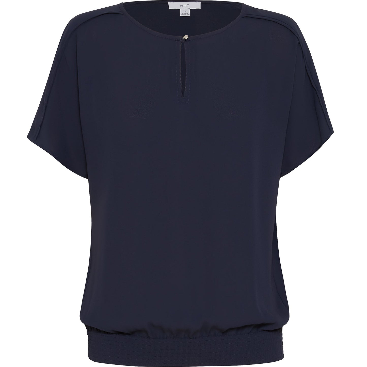 NNT CATUQT Georgie Short Sleeve Rib Hem Top