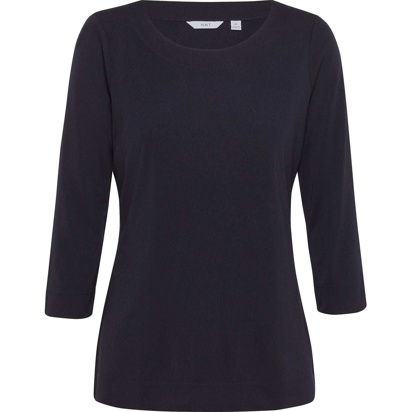 NNT CATUSX Matt Jersey Boat Neck 3/4 Sleeve Top