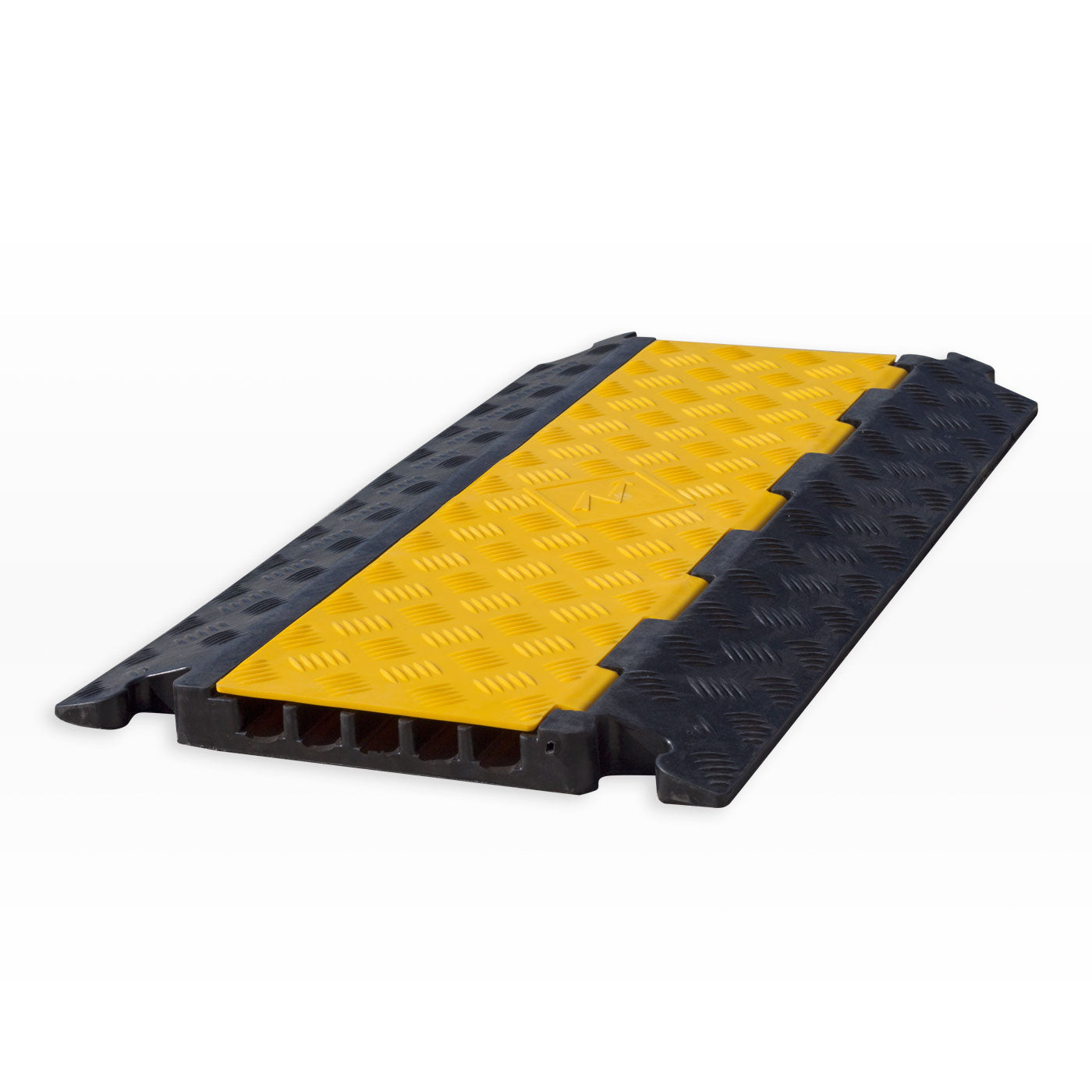 Cable Protector - 5 Channel - Rubber with Rubber/Plastic Lid