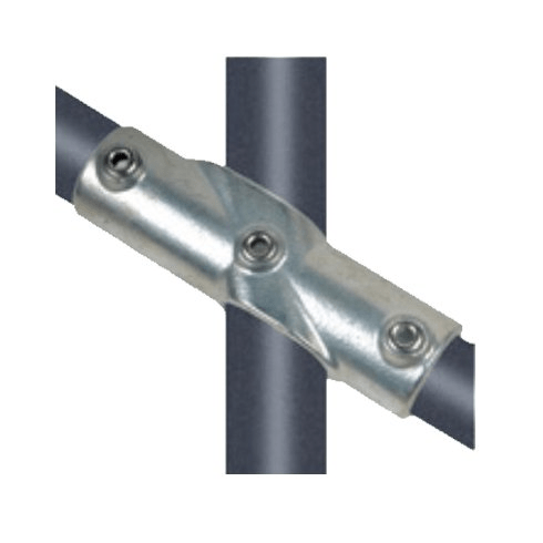 NoWeld 130 - Adjustable Mid through (30 deg to 45 deg) 48.3mm Connector - Galvanised
