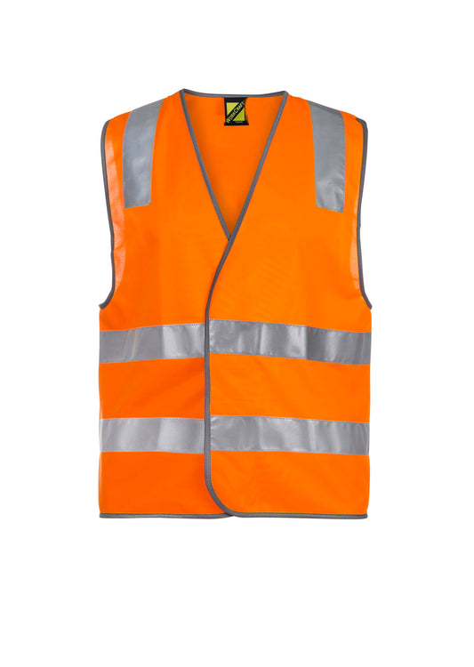Workcraft WV7001 Hi Vis Safety Reflective Vest in Orange
