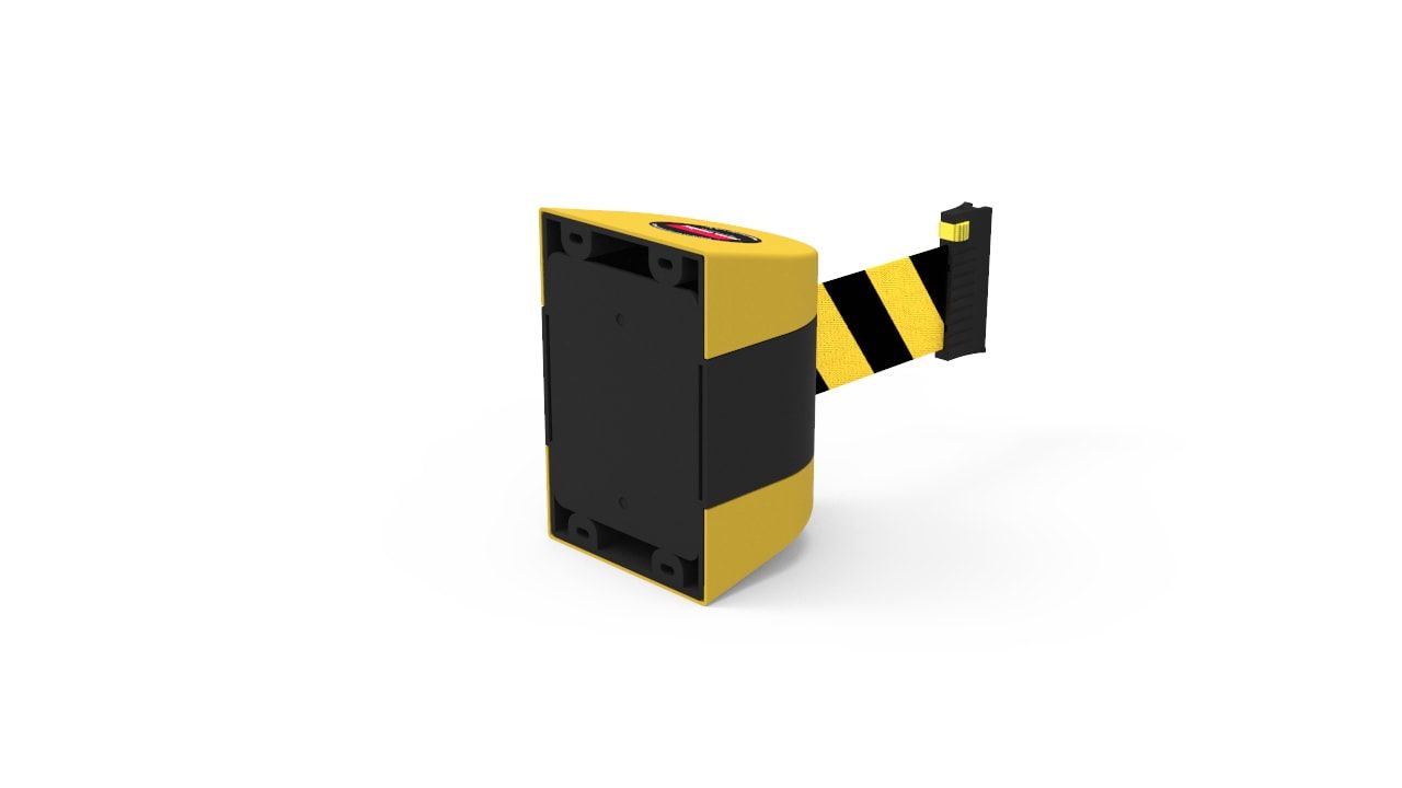 Wall Mount Retractable Belt Barrier 10m - PVC