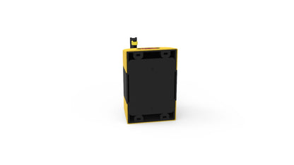 Wall Mount Retractable Belt Barrier 5m - PVC - Black/Yellow