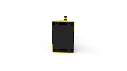 Wall Mount Retractable Belt Barrier 10m - PVC - Black/Yellow