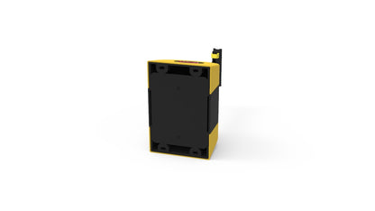 Wall Mount Retractable Belt Barrier 10m - PVC - Black/Yellow