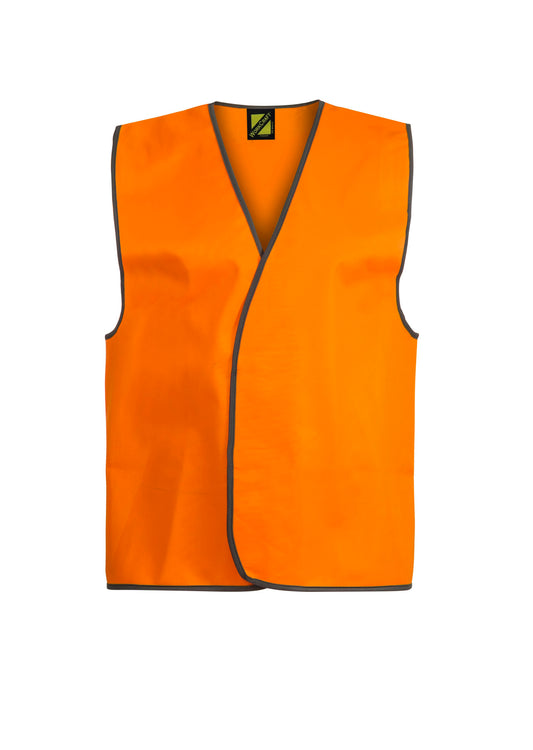 Workcraft WV7000 Hi Vis Safety Vest in Orange