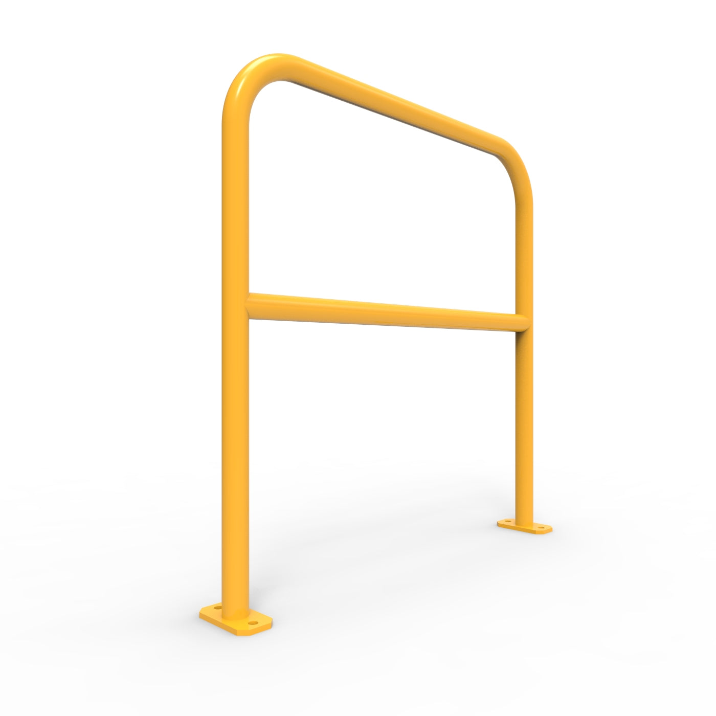 U-Bar Double Rail 1m Surface Mounted - Galvanised and Powder Coated