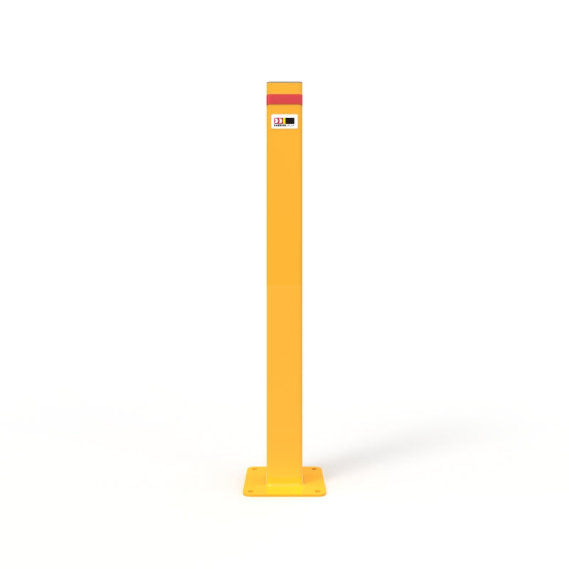 Bollard 90mm Square Surface Mounted