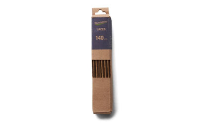 LACES - ROUND, TAN/BROWN, POLYESTER. 140CM LENGTH