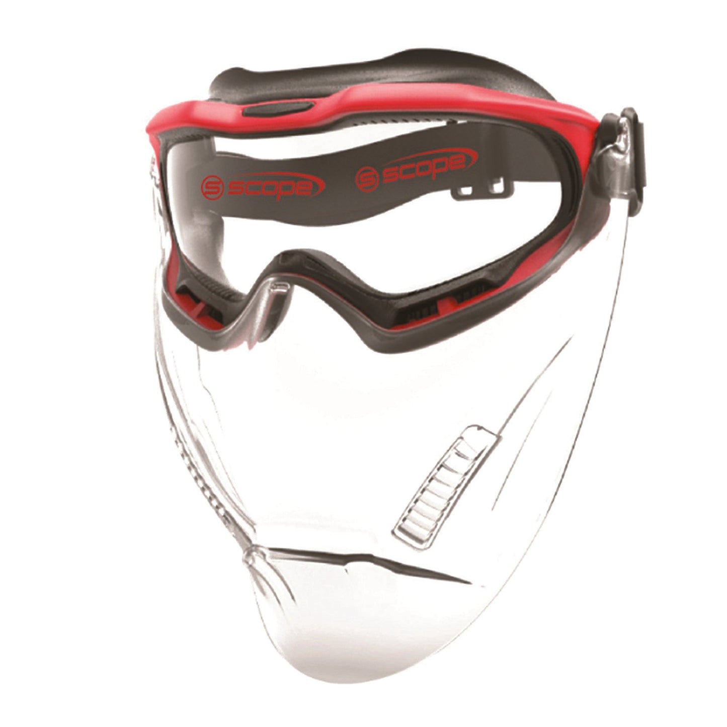 Scope Optics Spartan AF/AS Safety Goggle w/ Chin Guard