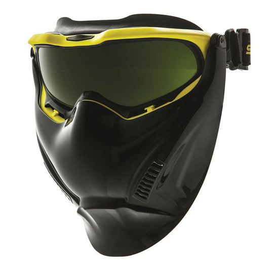 Scope Optics Spartan With Black Visor/Yellow Frame Titanium AF/AS Shade 5