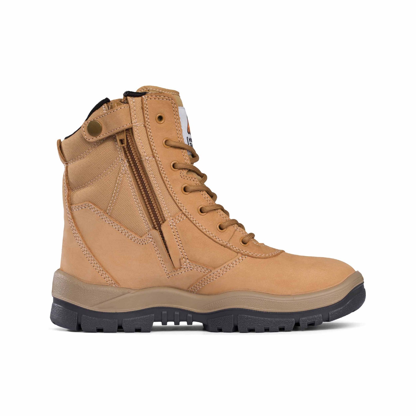 Wheat - Mongrel Boots 251020 Black High Leg ZipSider Boot