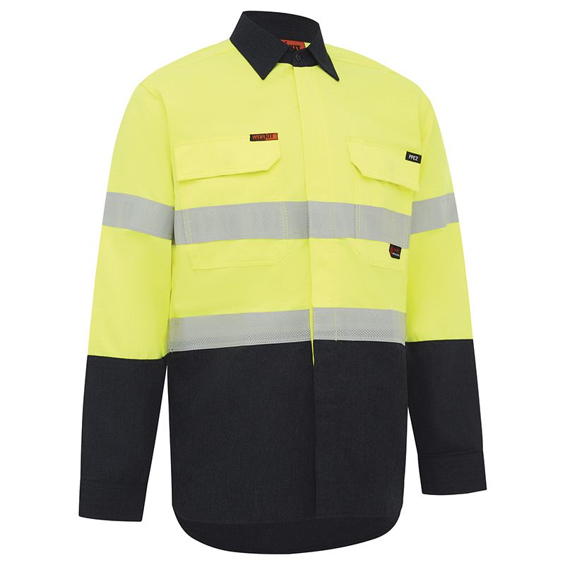WORKIT Workwear Flarex Ripstop PPE2 FR Inherent 197gsm Taped Shirt