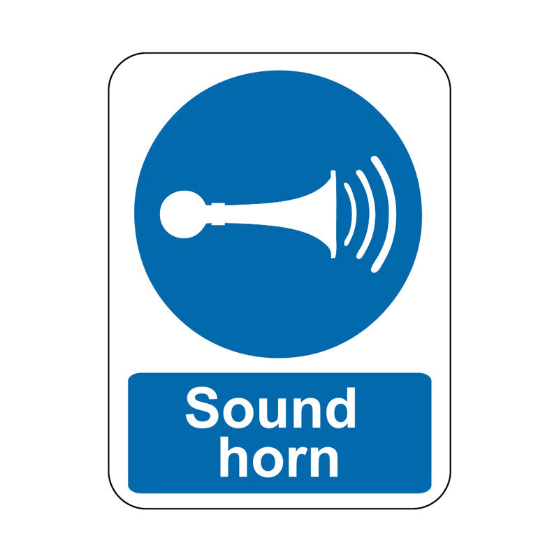 Sign - Sound Horn with Symbol