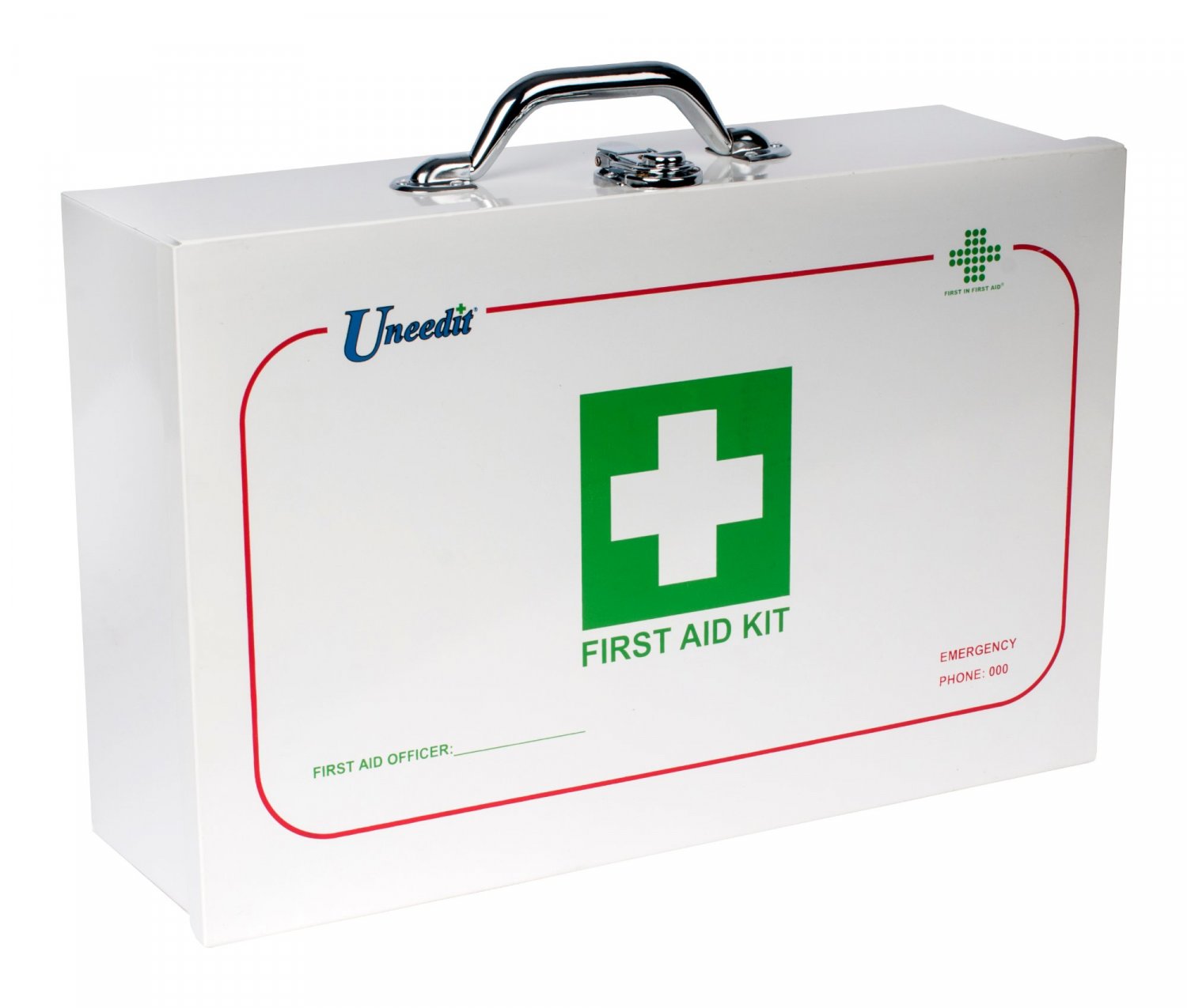 Max Global Products 2W-B First Aid Kit - Complete National (b) Workplace Wallmount Metal