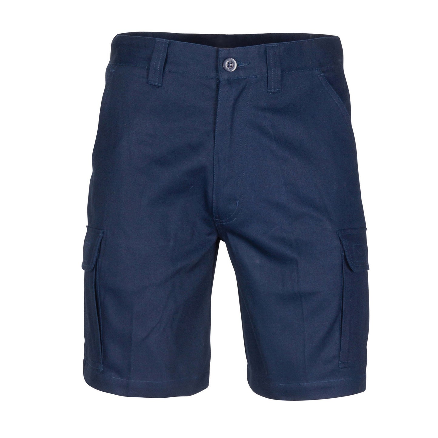 3358 Middle Weight Cotton Double Slant Cargo Shorts - With Shorter Leg Length