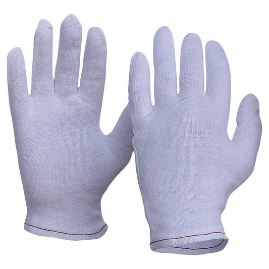 Pro Choice Safety Gear Interlock Poly/Cotton Liner Hemmed Cuff Gloves Ladies Size