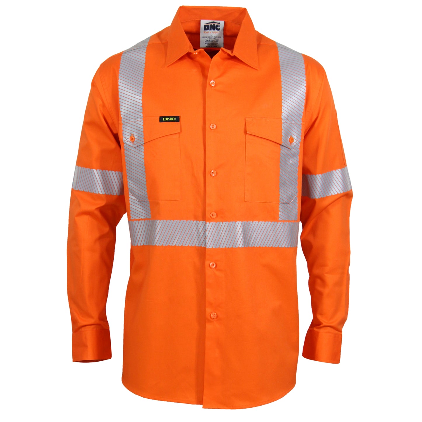 3646 HiVis Segment Taped Coolight "X" Back Shirt