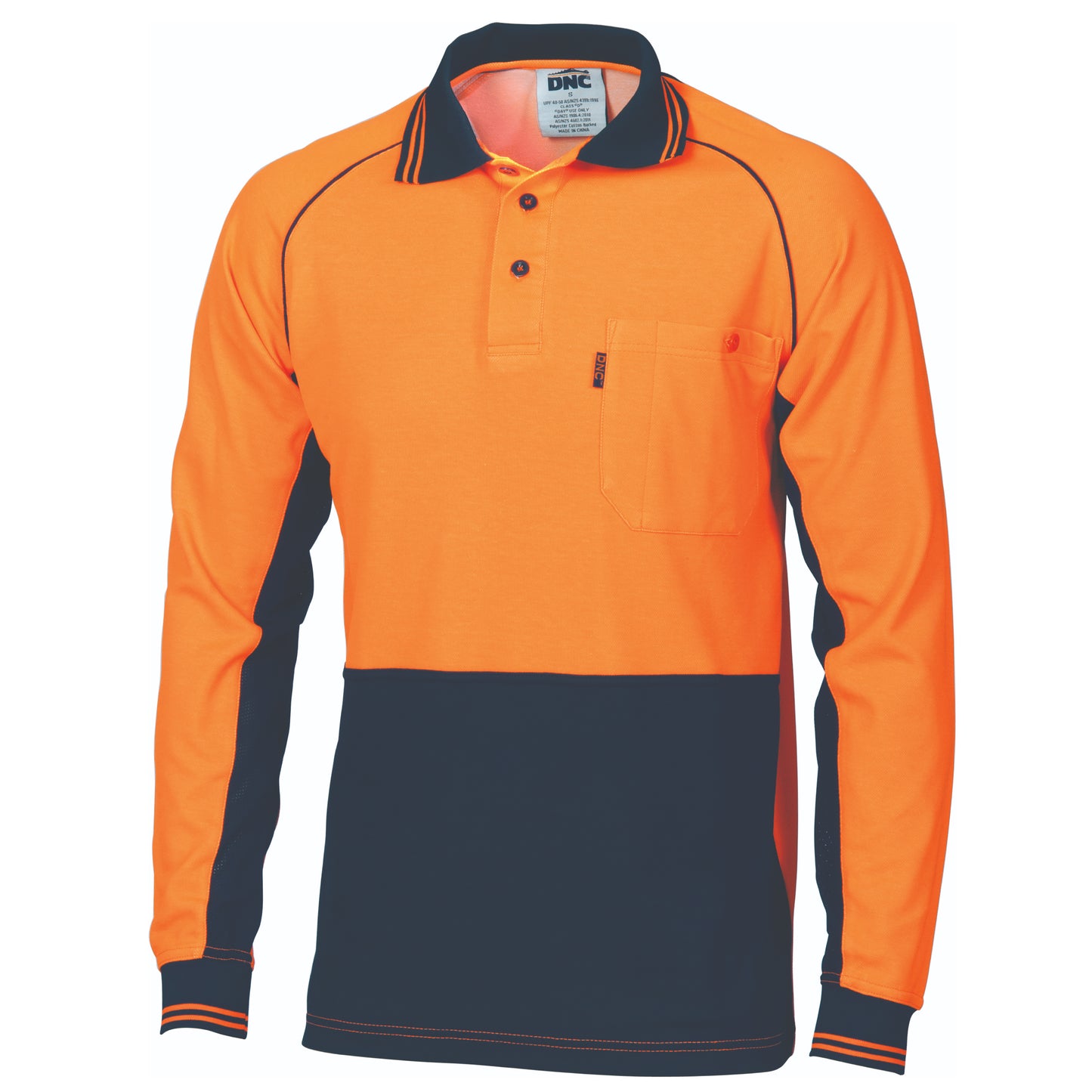 Orange/Navy