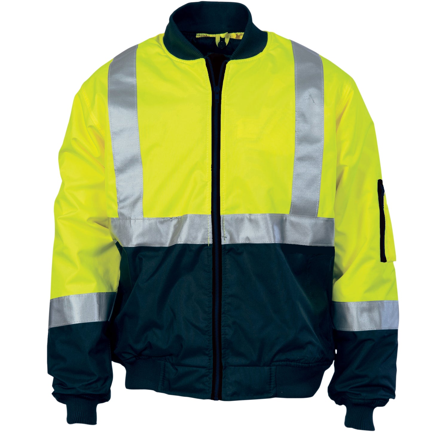 3762 HIVIS 2 TONE BOMBER JACKET WITH CSR R/TAPE