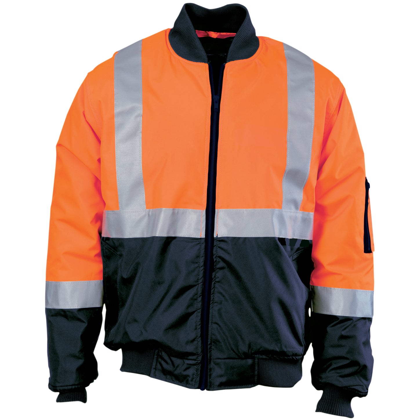 3762 HIVIS 2 TONE BOMBER JACKET WITH CSR R/TAPE