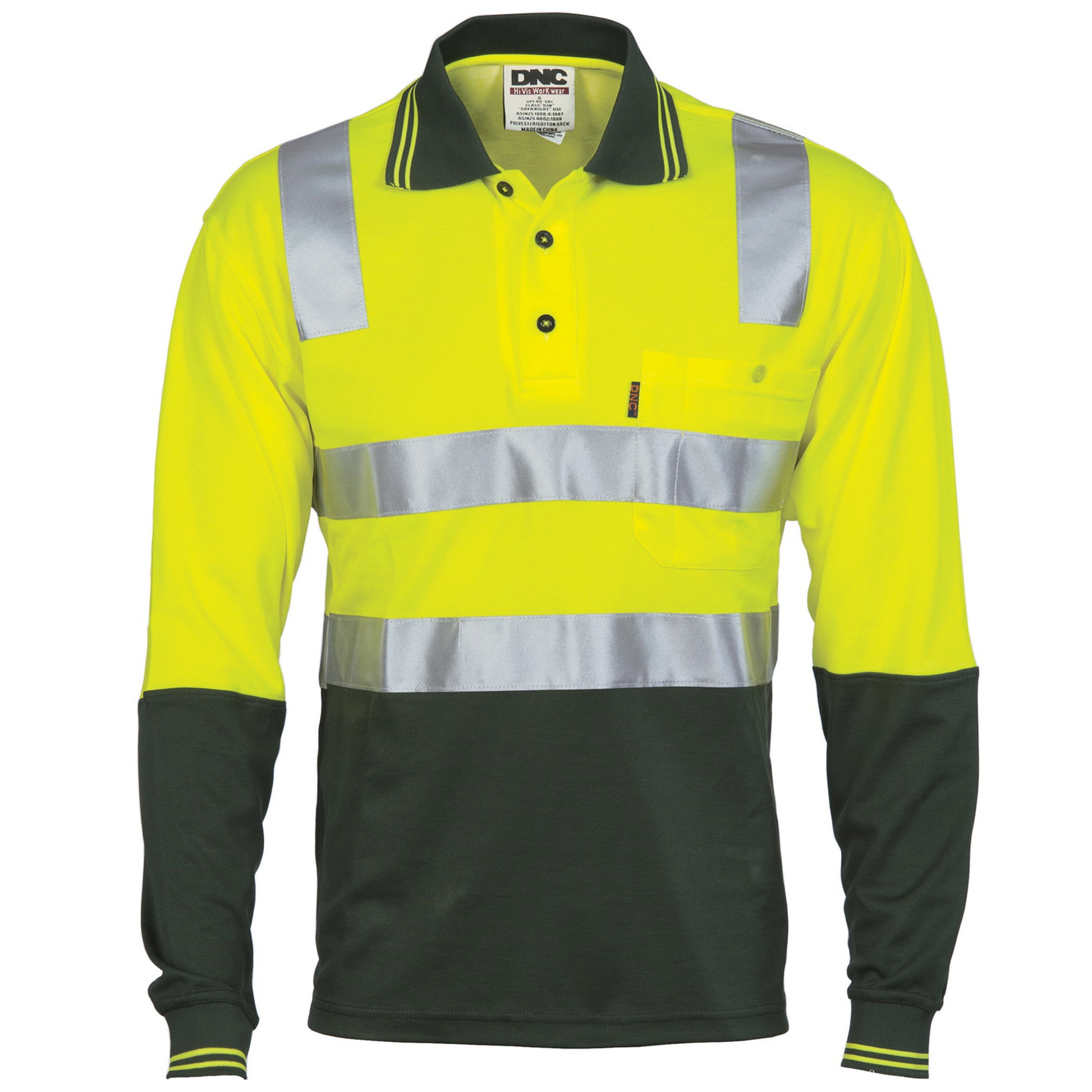 Yellow/Bottle Green