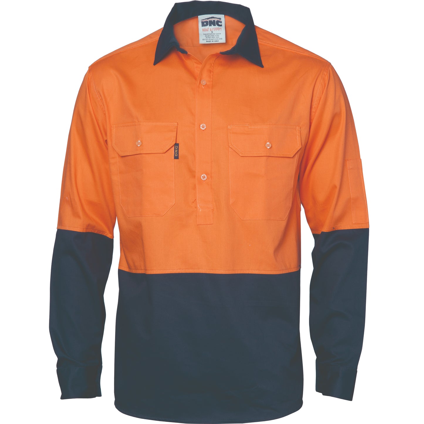 Orange/Navy