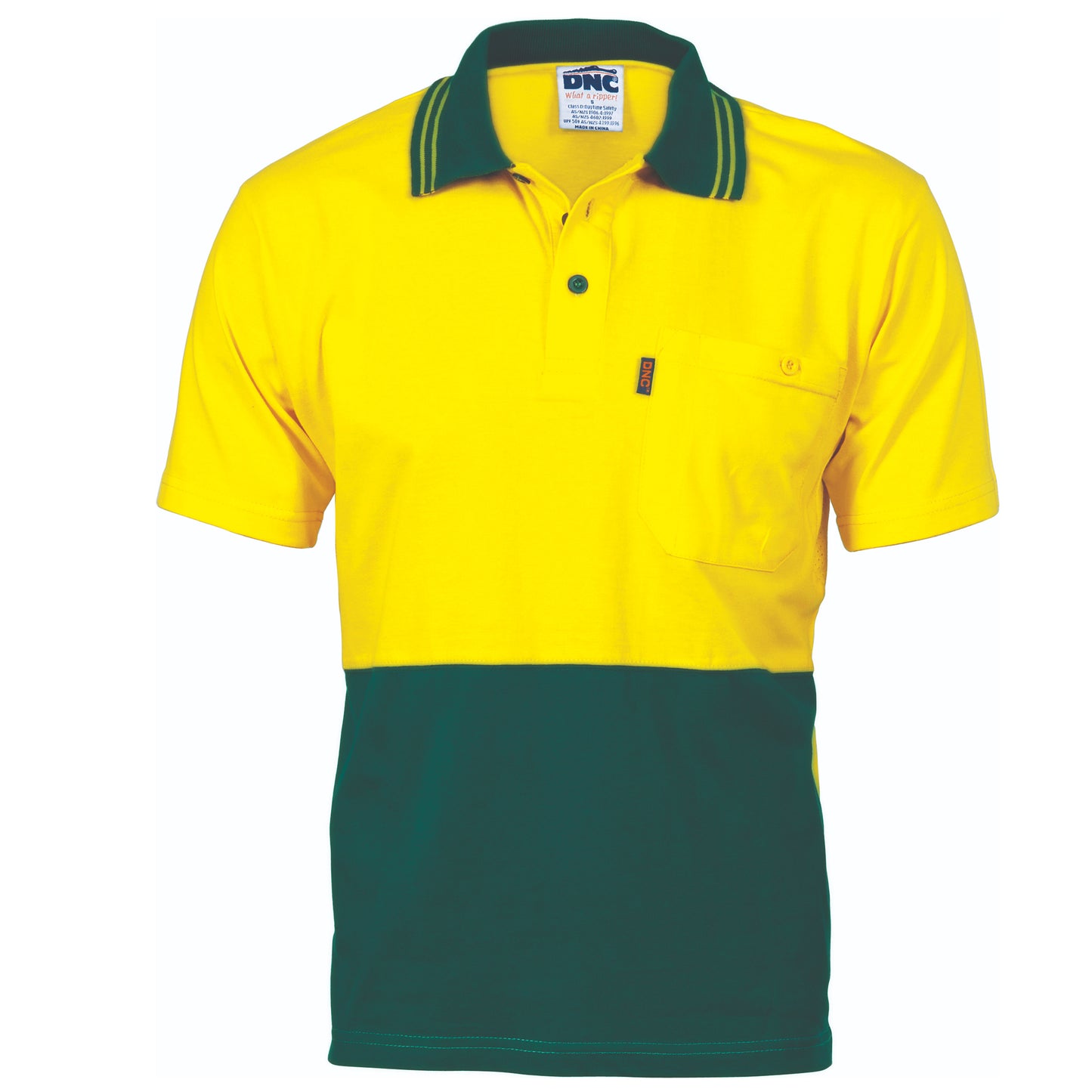 Yellow/Bottle Green