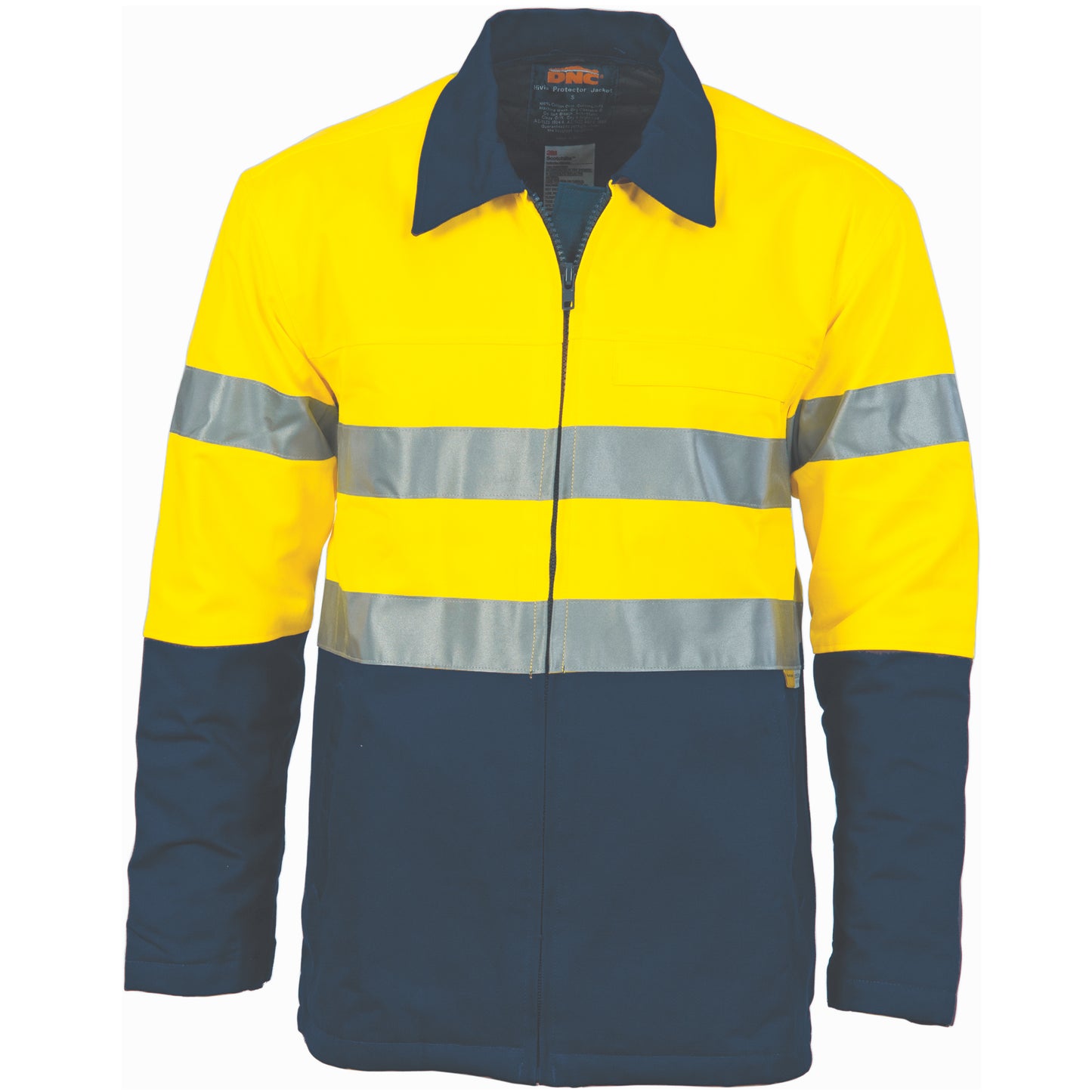 3858 HiVis Two Tone Protector Drill Jacket with 3M R/Tape