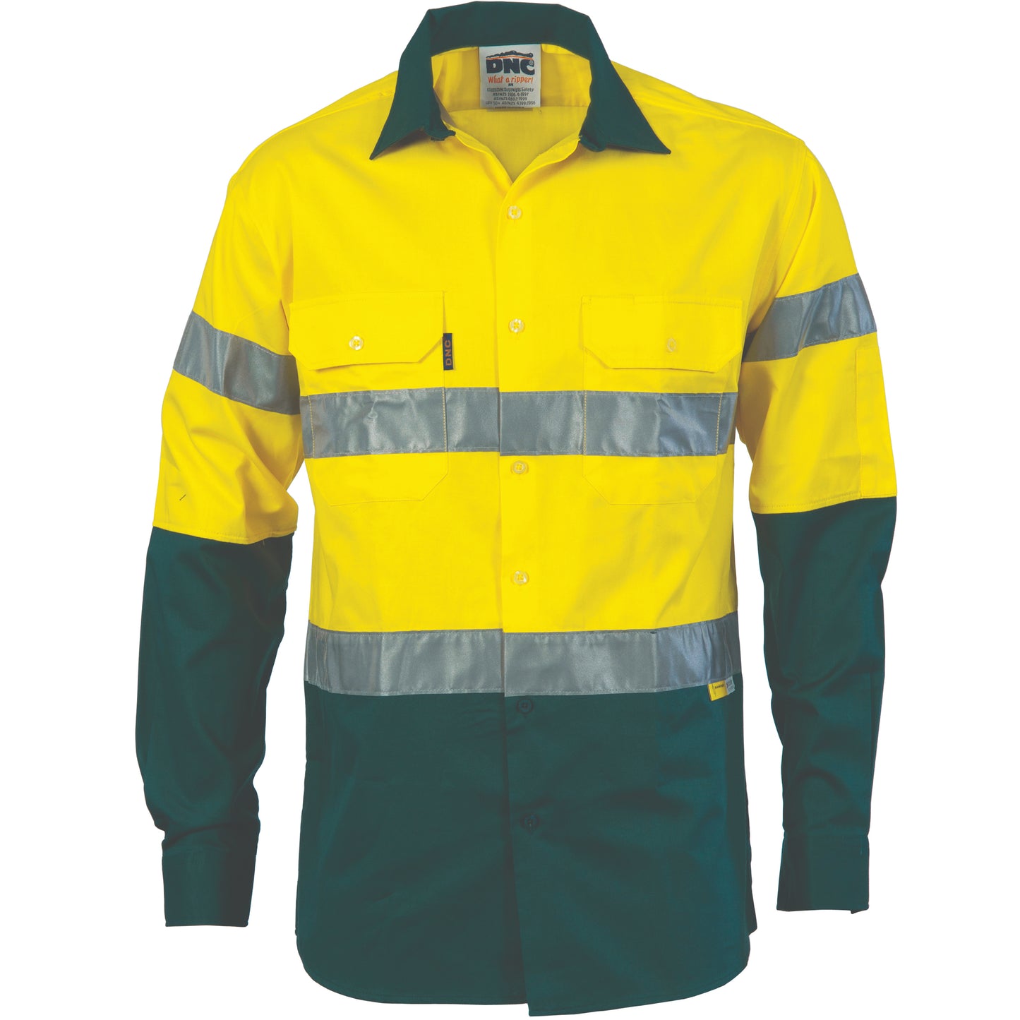 Yellow/Bottle Green