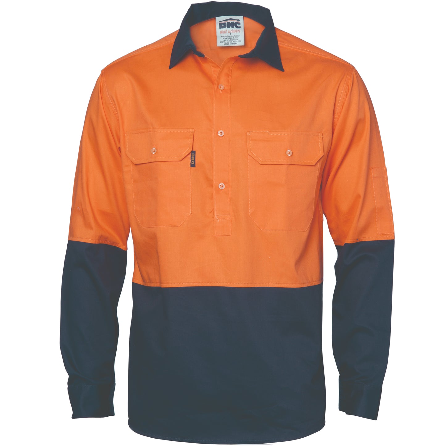 Orange/Navy