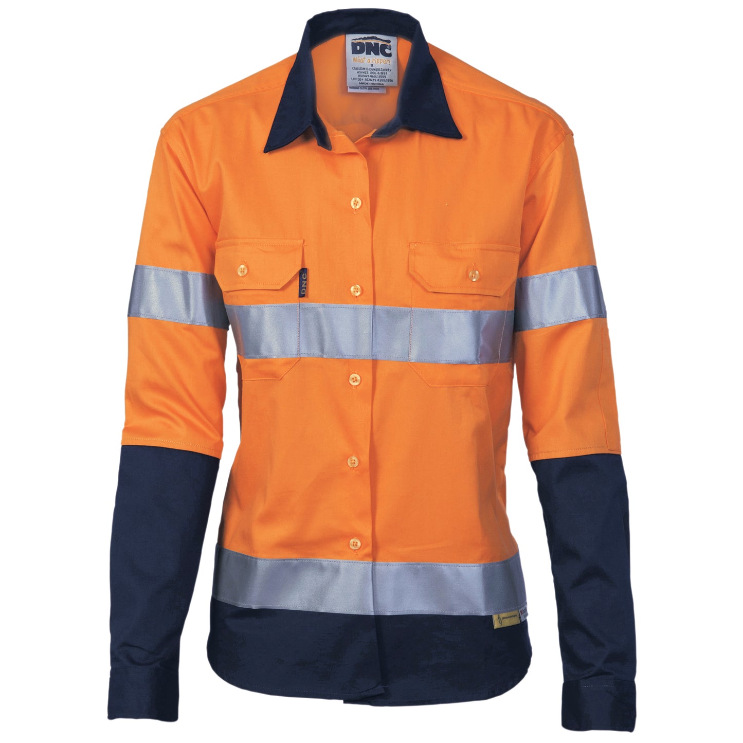 Orange/Navy