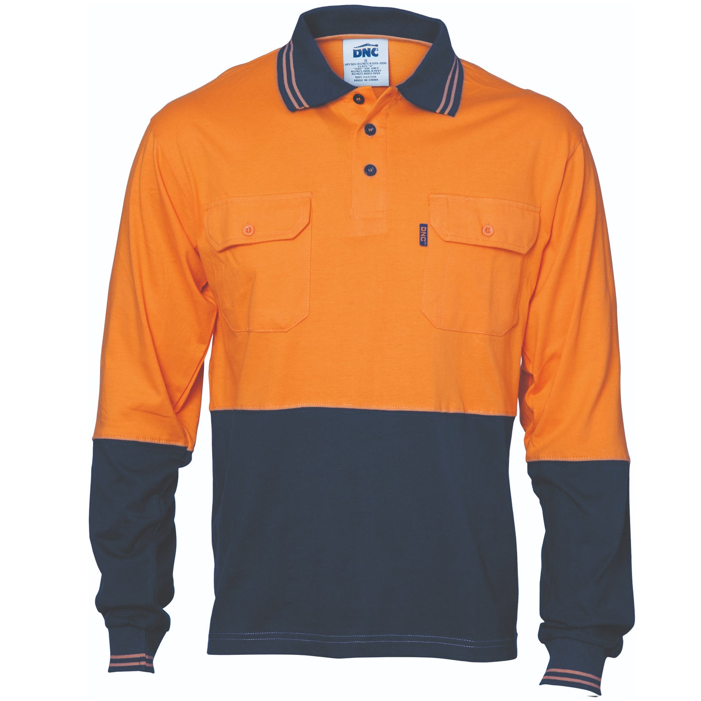 Orange/Navy