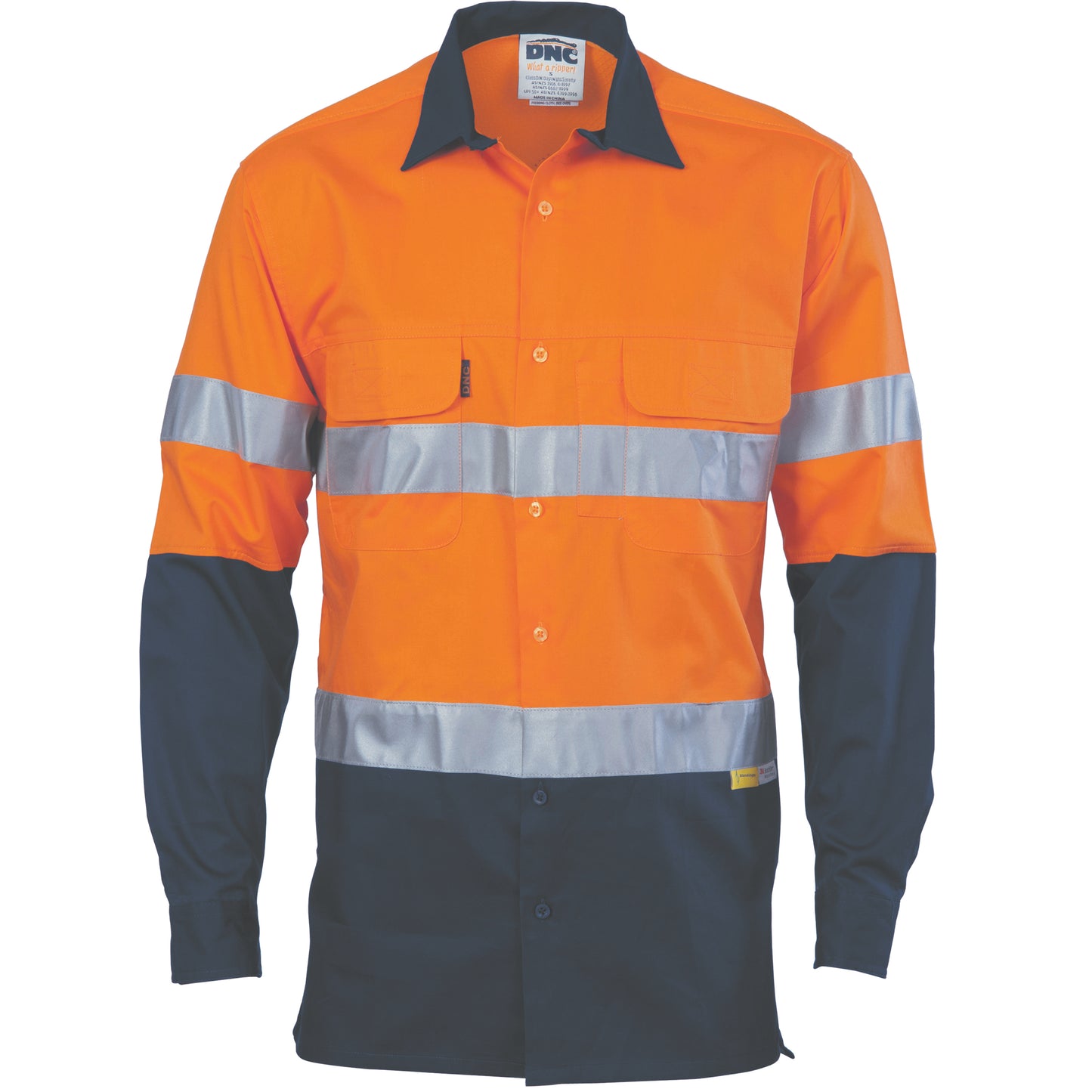 Orange/Navy