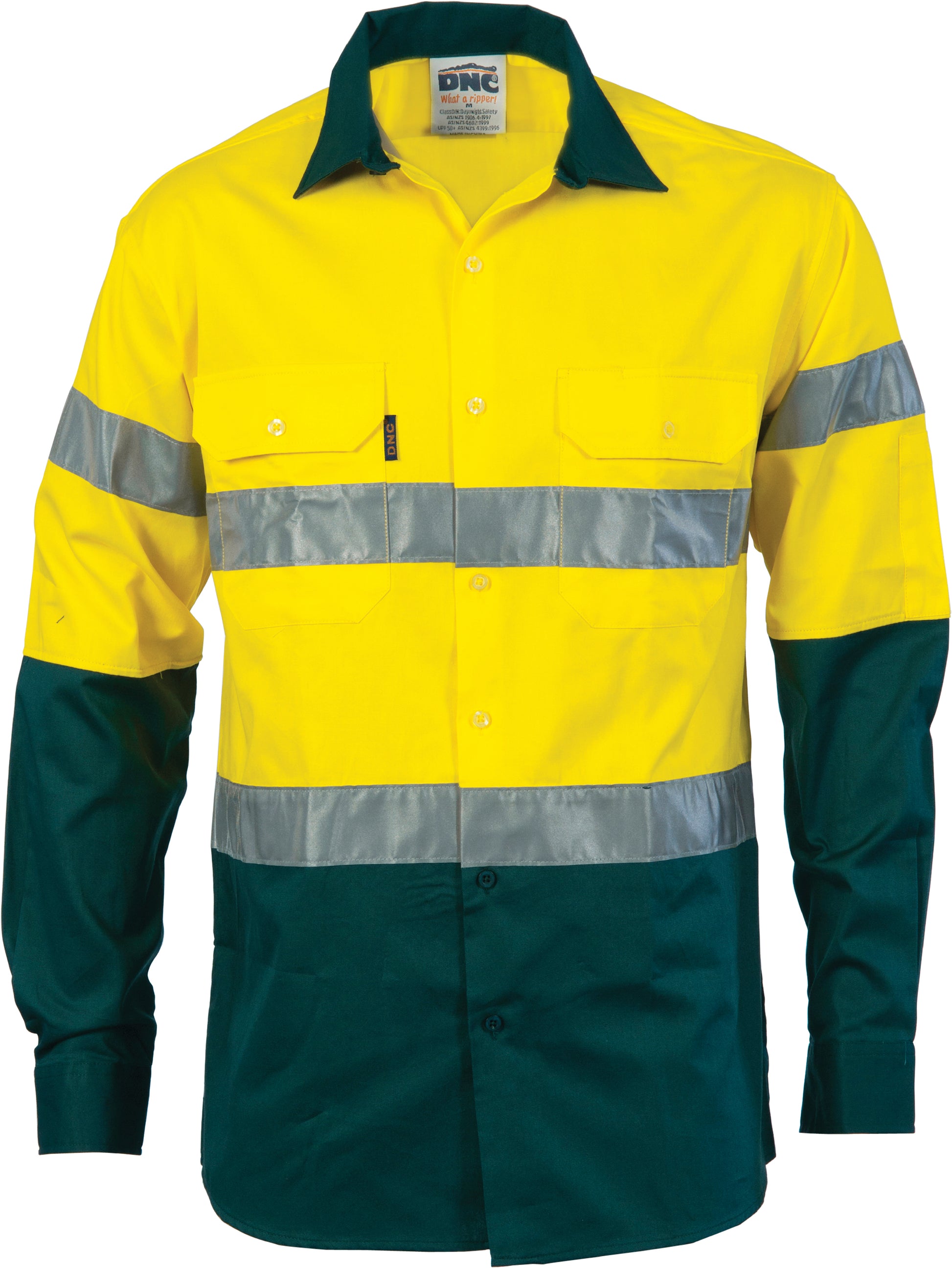Yellow/Bottle Green