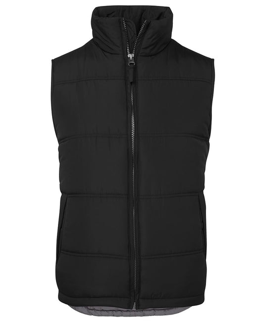 JB's Adv Puffer Vest Black/Grey-2Xs