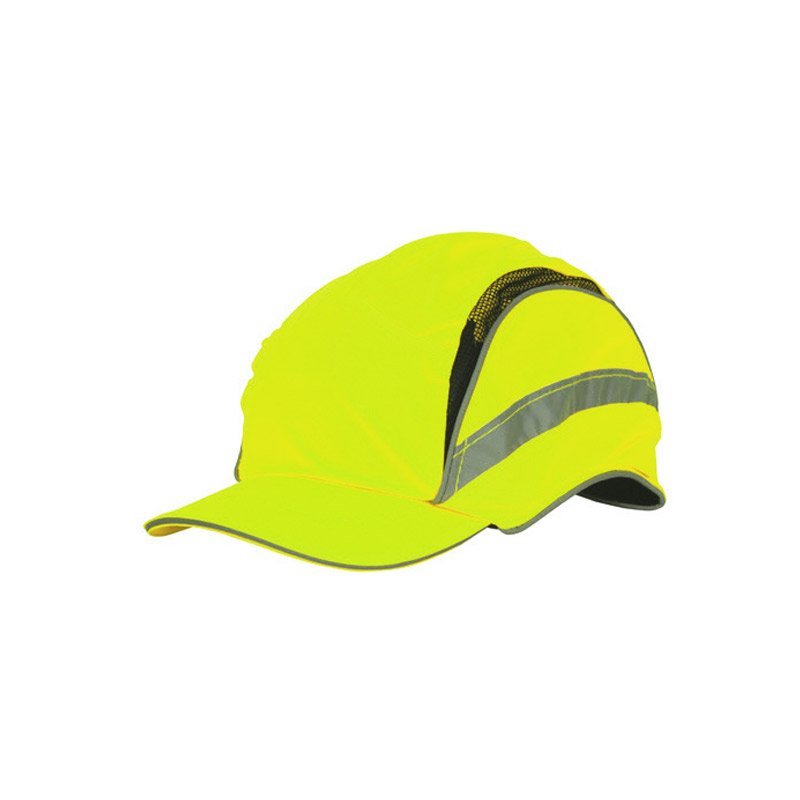 3M AUST 3M-HC23HYRPCLA Bump Cap First Base 3 Hi Vis Yellow Reduced Peak