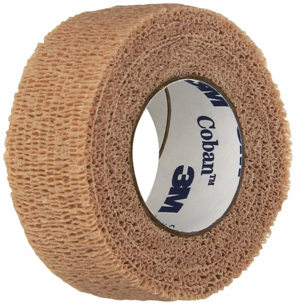 SOLVENTUM 3M1581 Coban Self-Adherent Bandage Natural 25mm x 2m