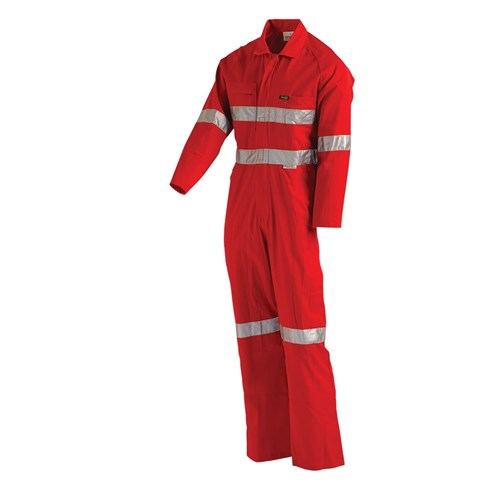 WORKIT Workwear Hi Vis Mid-Weight Taped Coverall With YKK 2 Way Nylon Zip