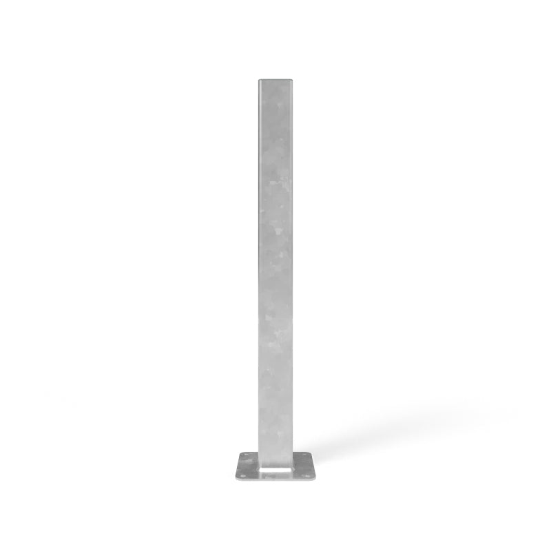 Bollard 90mm Square Surface Mounted