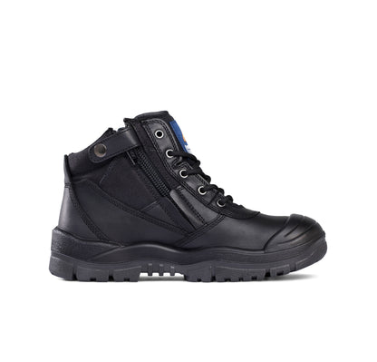 Black - Mongrel Boots 461050 Wheat ZipSider Boot w/ Scuff Cap