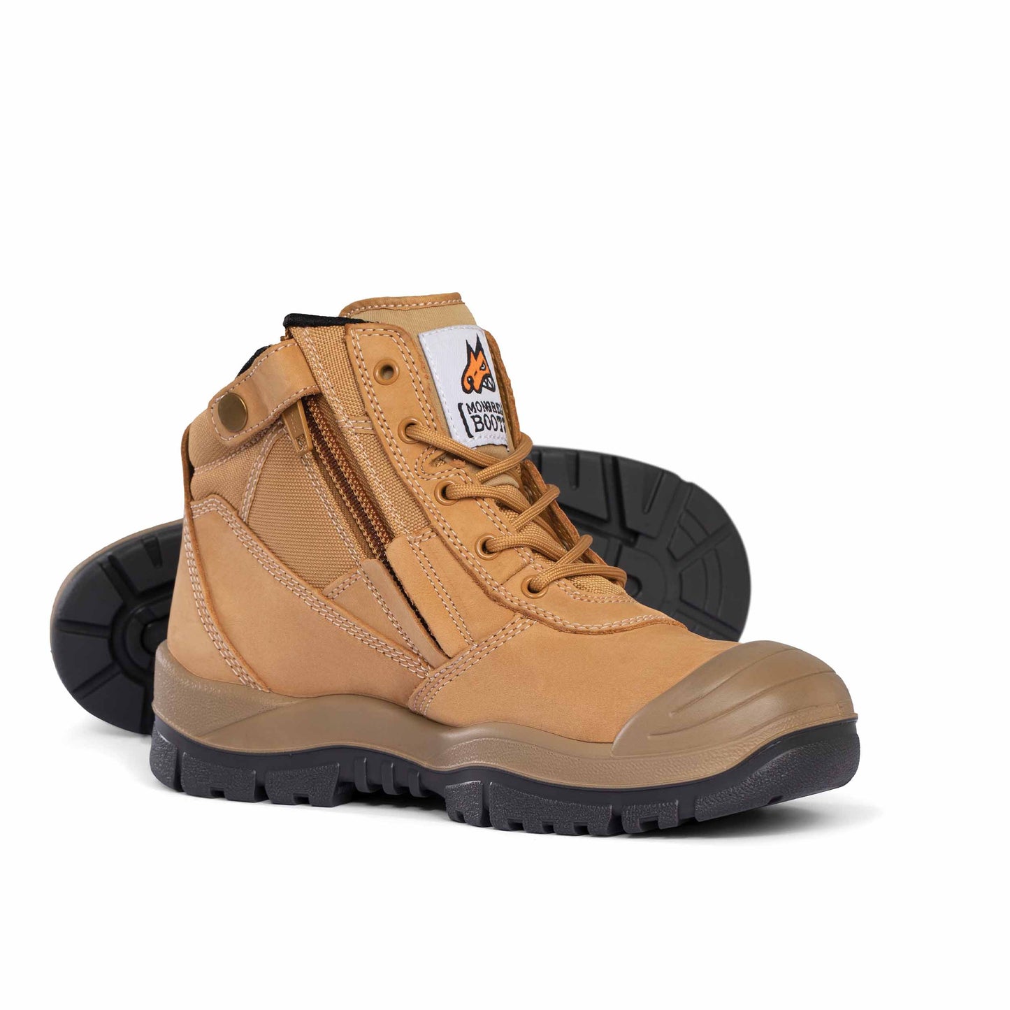 Wheat Hero - Mongrel Boots 461050 Wheat ZipSider Boot w/ Scuff Cap