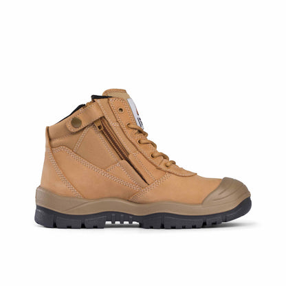 Wheat - Mongrel Boots 461050 Wheat ZipSider Boot w/ Scuff Cap