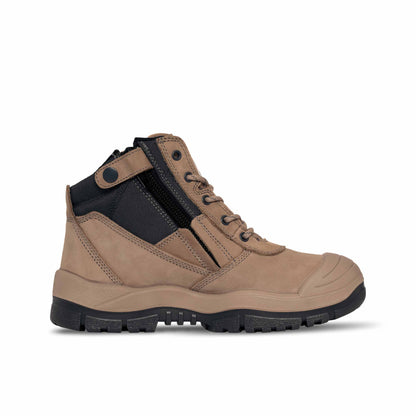 Stone - Mongrel Boots 461050 Wheat ZipSider Boot w/ Scuff Cap