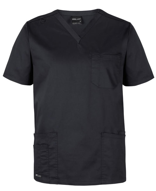JB's Unisex Premium Scrubs Top Black